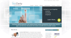 Desktop Screenshot of docclarity.com